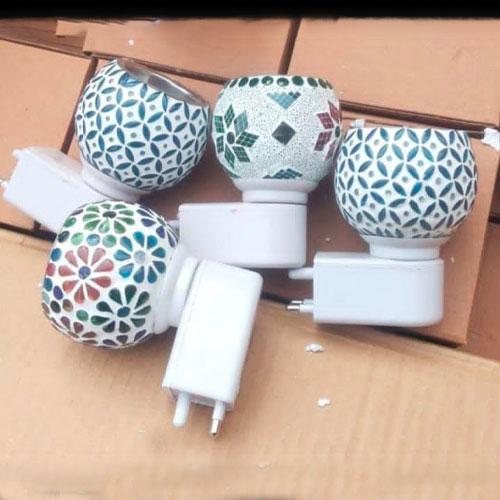 mosaic glass plug-in night lights