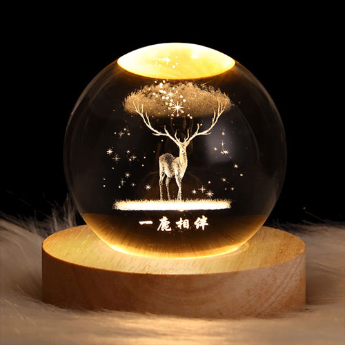 3D Crystal Ball Lamp